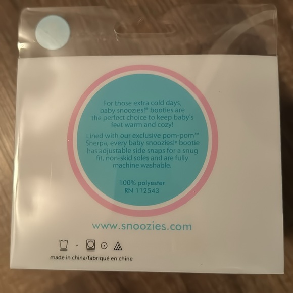 Baby Snoozies winter booties. 3-6M - Picture 3 of 3